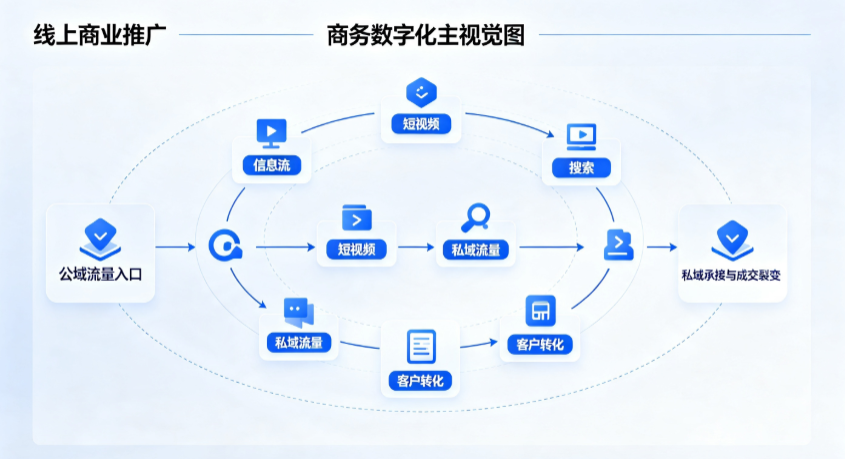 兴海县线上商业推广怎么做？全域流量闭环搭建与低成本转化实战指南